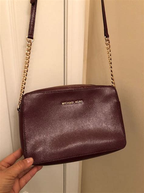 michael kors burgundy|michael kors burgundy crossbody bag.